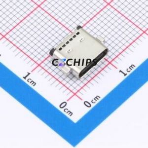 HX-TYPE-C 24P-1.6 USB C 3.2 REC, HORZ USB Connector SMD Connector Type-C Female Sink Board 24P - Product Image 1