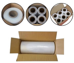 PE nhựa trong suốt cuộn bọc phim một mặt nước kích hoạt nóng chảy dính carton niêm phong cho <span class=keywords><strong>Pallet</strong></span> đóng gói - Product Image 6