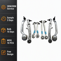 Nouveau kit de bras de suspension supérieur/inférieur en aluminium avec garantie de 2 ans pour Audi A4 A6 Q5 Remplacement OEM