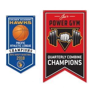 Banderas Personalizadas de <span class=keywords><strong>Campeonato</strong></span>, Banderas con Logotipo de Equipos Escolares y Universitarios Nacionales, Impresión Digital, Usuarios Finales de Educación - Product Image 2