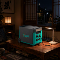 Generator Surya MECO 5.4kWh 5000W, Sumber Daya Kerja Lapangan Luar Ruangan, Pengisian Daya Multi-Perangkat untuk Konstruksi