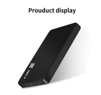 Boîtier externe pour disque dur SATA 2,5 pouces vers USB 3.0, boîtier pour disque dur SSD, sans outil, 5 Gbps UASP, portable pour ordinateur portable PC