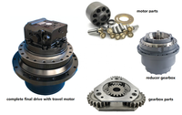 Nissan N450 Final Drive 40404-00270 504-73006 Rakitan Motor Penggerak untuk Excavator Hanix