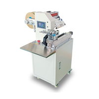 Etiqueteuse semi-automatique de fils de tubes en plastique Machine à étiquettes de câblage électrique avec imprimante