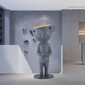 Offre Spéciale Nordic Art Designstanding lampe canapé chambre hôtel décoratif résine sculpture lampadaire - Product Image 4