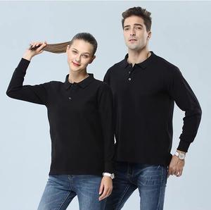 T-shirt da uomo in cotone 65% e 35% in poliestere manica lunga da uomo con logo <span class=keywords><strong>professionale</strong></span> personalizzato e design t-shirt da Golf - Product Image 3