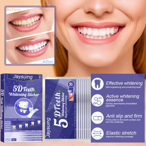 Bandes blanchissantes JAYSUING pour les dents, vente en gros, usage quotidien, bandes blanchissantes <span class=keywords><strong>5D</strong></span> pour éliminer les taches - Product Image 5