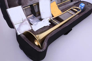 Trombone alto en laiton en gros, clé de Si bémol, <span class=keywords><strong>instrument</strong></span> de musique OEM - Product Image 5