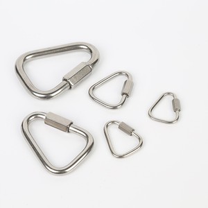 Mosquetones de ganchos de seguridad de acero inoxidable 304 30KN personalizados del fabricante para Clim - Product Image 1