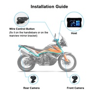Carte gratuite de navigation GPS étanche pour motos et vélos avec logo OEM M71 avec carte SIM 4G Carplay 7 pouces Android Auto