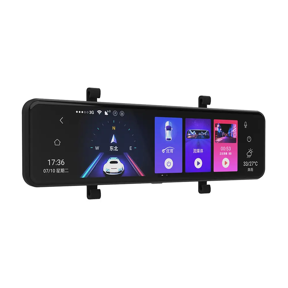 Usb Wifi Rear Desh Camera Type C 3 Lens Car Dvr Dashcam 4K Car Dash Camera For Cars 4K Night Vision