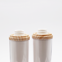 Set kemasan kosmetik bambu profesional kualitas tinggi botol bambu toples bambu