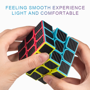 Cubo Mágico de Fibra de Carbono de Alta Rentabilidad, 2x2, 3x3x3, 4x4, 5x5, Pirámide, Hoja, Cubo de Velocidad <span class=keywords><strong>3x3</strong></span>, Rompecabezas para Niños, Juguetes Infantiles - Product Image 3