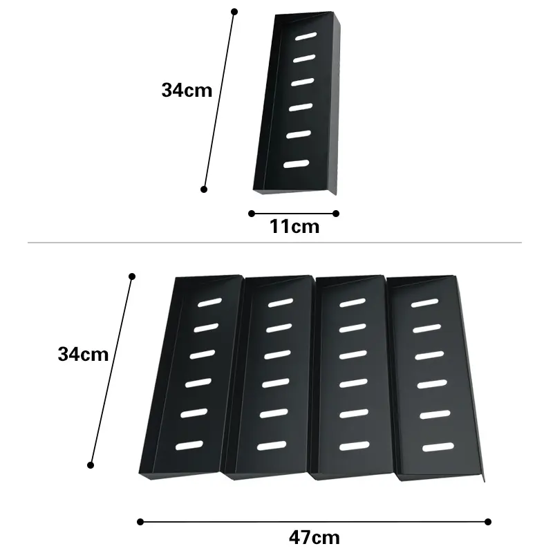 QL370卸売家庭用調味料収納棚4層調味料オーガナイザー引き出し金属キッチンスパイス収納トレイ