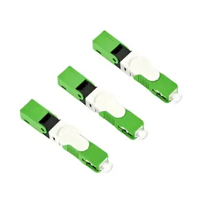 Precio de fábrica FTTH ESC250D SC APC SM verde rápido Ftth conector