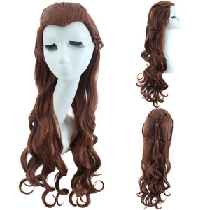 Pelucas de Cosplay Transfronterizas para El <span class=keywords><strong>Hobbit</strong></span>, El Señor de los Anillos y la Élfica Tarrell, Así como para el Mercado Europeo y Americano - Product Image 1