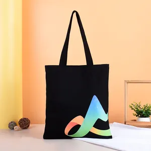 Cheap Fabric Shopper Reusable Shipping Tote Bag Zipper Custom Logo Printed Eco Shopping Canvas Cotton Fabric Tote Bag With Logo