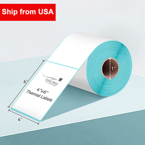 4 "X 6" Etiqueta De Envío Directo Blanco (500 Etiquetas) - Product Image 2