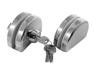 Serrure de porte centrale moderne en acier inoxydable pour verre de douche, garantie 3 ans, installation facile, modèle Ek-2112 Eniking - Product Image 3