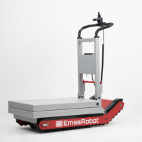 Plateforme élévatrice électrique hydraulique pliable en alliage d'aluminium EmssRobot Nano X 4, pour escaliers, usage industriel, capacité lourde 300 kg, CE