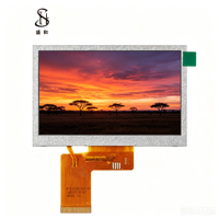 Schermo LCD TN BOE da 4,3 Pollici, Risoluzione 480x272, RGB 40PIN SPI/MIPi I2C, Retroilluminazione LED, Driver IC ILI6485, Alta Luminosità