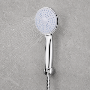 Ensemble <span class=keywords><strong>de</strong></span> <span class=keywords><strong>douche</strong></span> à main filtrée moderne, haute pression, économie d'eau, en acier inoxydable, avec tuyau et <span class=keywords><strong>support</strong></span> inclus - Product Image 1