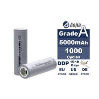 Batterie lithium-ion Aojia 21700 Liquid 50E 3.7V 18.8Wh 5C NMC pour véhicules électriques/vélos électriques/trottinettes électriques -20~60C 72g 1000