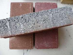 Pavé de briques de Patio à emboîtement autoclavé briques <span class=keywords><strong>d</strong></span>'argile céramique minces paysage perméable solide matériau de brique de béton naturel - Product Image 4