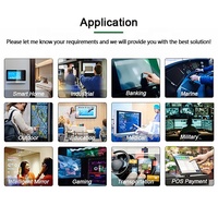 Écrans LCD de voiture 7 pouces 1024*600 RGB / LVDS 450 nit, écrans tactiles Android