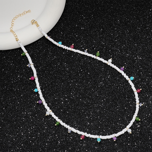 <span class=keywords><strong>Collier</strong></span> ras du cou bohème <span class=keywords><strong>en</strong></span> perles, pierres naturelles et coquillages, bijoux d'été, vente <span class=keywords><strong>en</strong></span> gros CL26-164 - Product Image 5