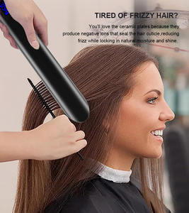 Fer à lisser plat en titane vente en gros planchas de cabello lisseur professionnel outil de coiffure de marque privée - Product Image 4