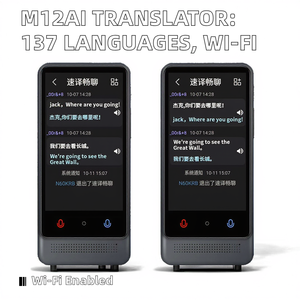 Traductor inteligente sin conexión en línea M12AI, sistema operativo Android, compatible con 137 idiomas, incluido el polaco, ucraniano, holandés, hindi, vietnamita - Product Image 2