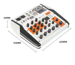 <span class=keywords><strong>Hiz</strong></span> Live Band Performance Mixer a due canali MU6/MU4 Audio scheda Audio e Mixer - Product Image 3