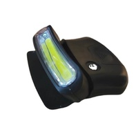 COB faro sombrero luz sombrero faro cabeza linterna Clip en luz noche pesca cabeza lámpara para correr al aire libre pesca camping