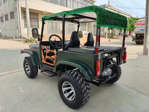 4 Seater Gas <b>Gasoline</b> Buggy 150cc 250cc 350cc 4 Wheeler Mini Petrol Buggy Jeep for Adults Kids - Product Image 2