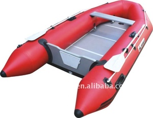 Bote Inflable de PVC SM300 para 4 Personas, Grosor de 0.9 mm, Bote Inflable con Motor de Goma SM300 - Product Image 1