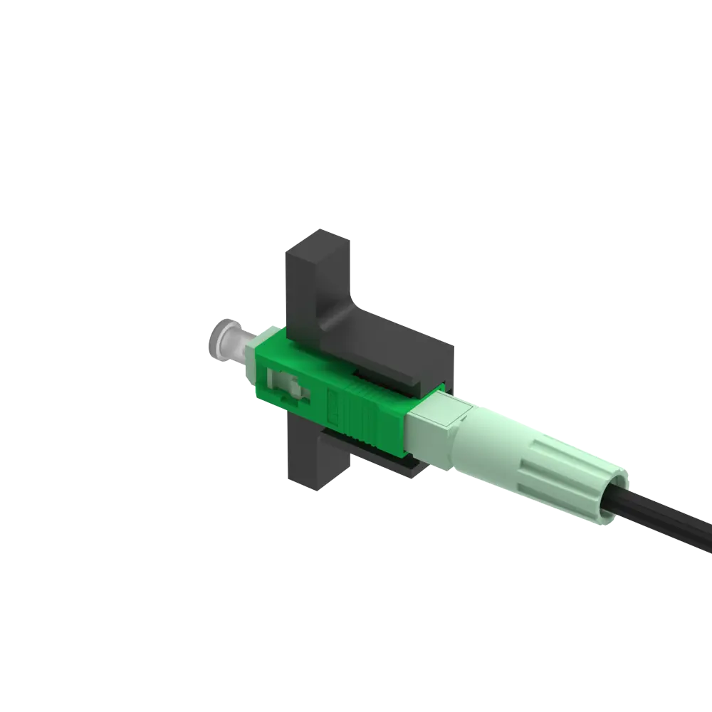 Field Assembly Drop Cable FTTH Simplex SC APC Fiber Optic Fast Connector