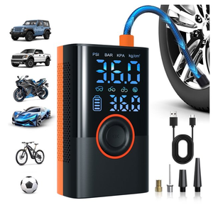 Caliente en línea CE ROHS Inflador de neumáticos <span class=keywords><strong>Compresor</strong></span> de aire portátil, 150 PSI Bomba de bicicleta inalámbrica Bomba de bola eléctrica - Product Image 1