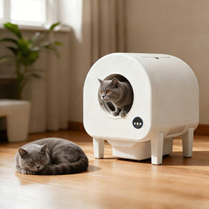 Litière pour chat intelligente, directement de l'usine, facile à nettoyer, grande capacité, entièrement fermée, anti-éclaboussures - Product Image 1