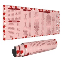Mousepad bantalan mouse anti selip, alas meja komputer Permukaan anti air halus karet anti licin alami, harga pabrik