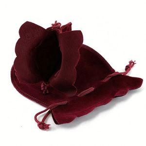 Pochettes en velours avec cordon de serrage pour bijoux, colliers, boucles d'oreilles, emballages cadeaux - Product Image 6
