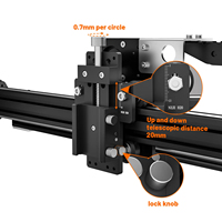 Graveur laser NEJE 3 Max V2 A40630, routeur CNC de bureau, découpeuse sans fil, machine de gravure, commande sans fil GRBL, bricolage bois