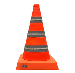 Di động có thể gập lại mở rộng an toàn nón có thể thu vào đường nón đóng mở giao thông nón - Product Image 1