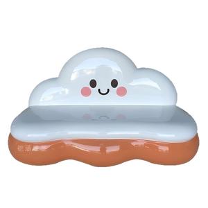 Adorable Banco <span class=keywords><strong>de</strong></span> Patio con Escultura <span class=keywords><strong>de</strong></span> Nube Moderna <span class=keywords><strong>de</strong></span> Fibra <span class=keywords><strong>de</strong></span> Vidrio para Uso en Interiores/Exteriores, Parques, Centros Comerciales y Escuelas, Duradero, Ecológico y Resistente al Agua - Product Image 1