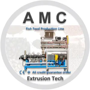 Máquina de producción de alimentos para peces con tornillo de buena calidad