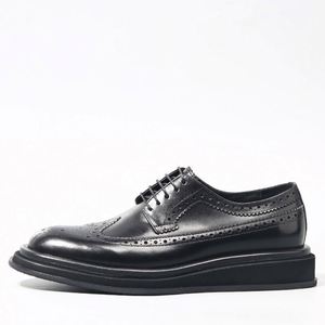 Zapatos de Cuero Genuino de Alta Calidad para Hombre, Diseño de Lujo, Estilo Casual de Negocios, Suela Gruesa y Ligera, Gran Venta - Product Image 2