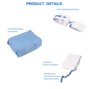 Compresses abdominales jetables médicales, compresses chirurgicales jetables, compresses de pansement chirurgical - Product Image 3