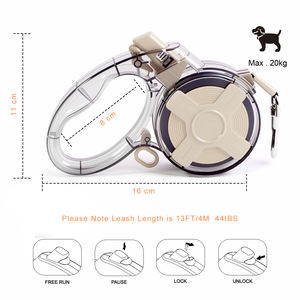 Correa extralarga de nailon de 4m con diseño de moda Arnés duradero y suave para mascotas para perros activos Simple y elegante - Product Image 3