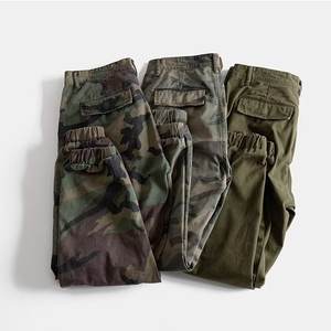 Pantalon de <span class=keywords><strong>jogging</strong></span> en coton de haute qualité, cargo multi-poches, pantalon de sport camouflage pour hommes - Product Image 3