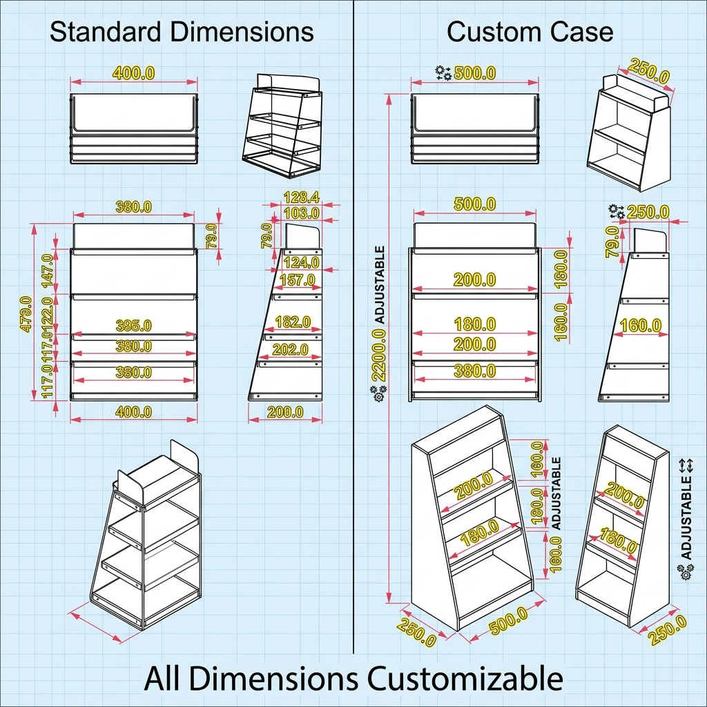 Wholesale Custom Clear Acrylic Chocolate Display Stand Tiered Countertop Confectionery Merchandiser Bakery Pastry Stand Pharmacy — view 4